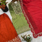 Elegant Embroidered Sharara Suit Set for Festive and Wedding Wear