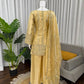 Elegant Embroidered Silk Palazzo Suit Set