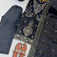Elegant Embroidered Silk Sharara Set for Festive and Wedding Wear