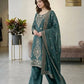 Elegant Embroidered Silk Sharara Set for Festive and Wedding Wear