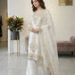 Elegant Embroidered Silk Sharara Set for Festive and Wedding Wear