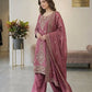 Elegant Embroidered Silk Sharara Set for Festive and Wedding Wear