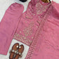 Elegant Embroidered Silk Sharara Set for Festive and Wedding Wear
