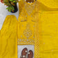 Elegant Embroidered Silk Sharara Set for Festive and Wedding Wear
