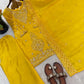 Elegant Embroidered Silk Sharara Set for Festive and Wedding Wear