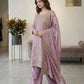 Elegant Embroidered Silk Sharara Set for Festive and Wedding Wear