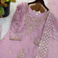 Elegant Embroidered Silk Sharara Set for Festive and Wedding Wear