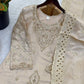 Elegant Embroidered Silk Sharara Set for Festive and Wedding Wear