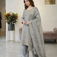 Elegant Embroidered Silk Sharara Set for Festive and Wedding Wear