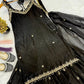 Elegant Embroidered Silk Sharara Suit Set for Wedding and Festive Wear