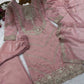 Elegant Embroidered Silk Suit Set for Festive and Wedding Wear