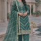 Elegant Embroidered Silk Suit Set for Festive and Wedding Wear