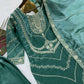 Elegant Embroidered Silk Suit Set for Festive and Wedding Wear