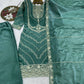 Elegant Embroidered Silk Suit Set for Festive and Wedding Wear