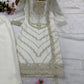 Elegant Embroidered Silk Suit Set for Festive and Wedding Wear