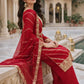 Elegant Embroidered Silk Suit Set for Festive and Wedding Wear