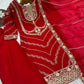 Elegant Embroidered Silk Suit Set for Festive and Wedding Wear