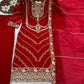 Elegant Embroidered Silk Suit Set for Festive and Wedding Wear