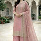 Elegant Embroidered Silk Suit Set for Festive and Wedding Wear