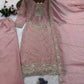 Elegant Embroidered Silk Suit Set for Festive and Wedding Wear