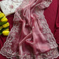 Elegant Embroidered Tissue Silk Saree with Designer Blouse