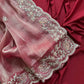 Elegant Embroidered Tissue Silk Saree with Designer Blouse