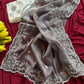 Elegant Embroidered Tissue Silk Saree with Designer Blouse