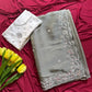 Elegant Embroidered Tissue Silk Saree with Designer Blouse