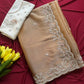 Elegant Embroidered Tissue Silk Saree with Designer Blouse