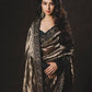 Elegant Embroidered Twill Saree for Festive and Party Wear