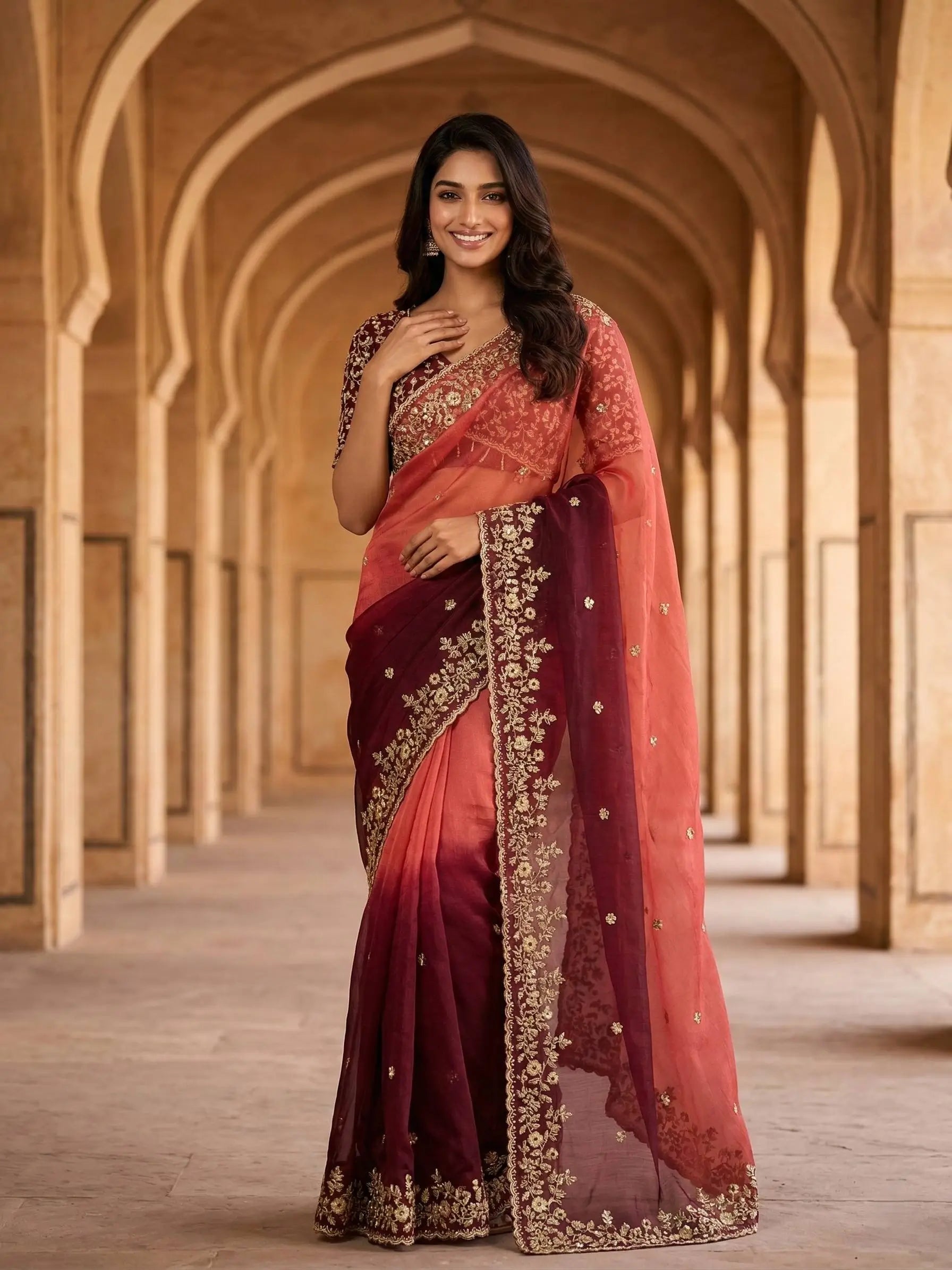 Elegant Fandy Chiffon Silk Saree for Festive and Occasion Wear