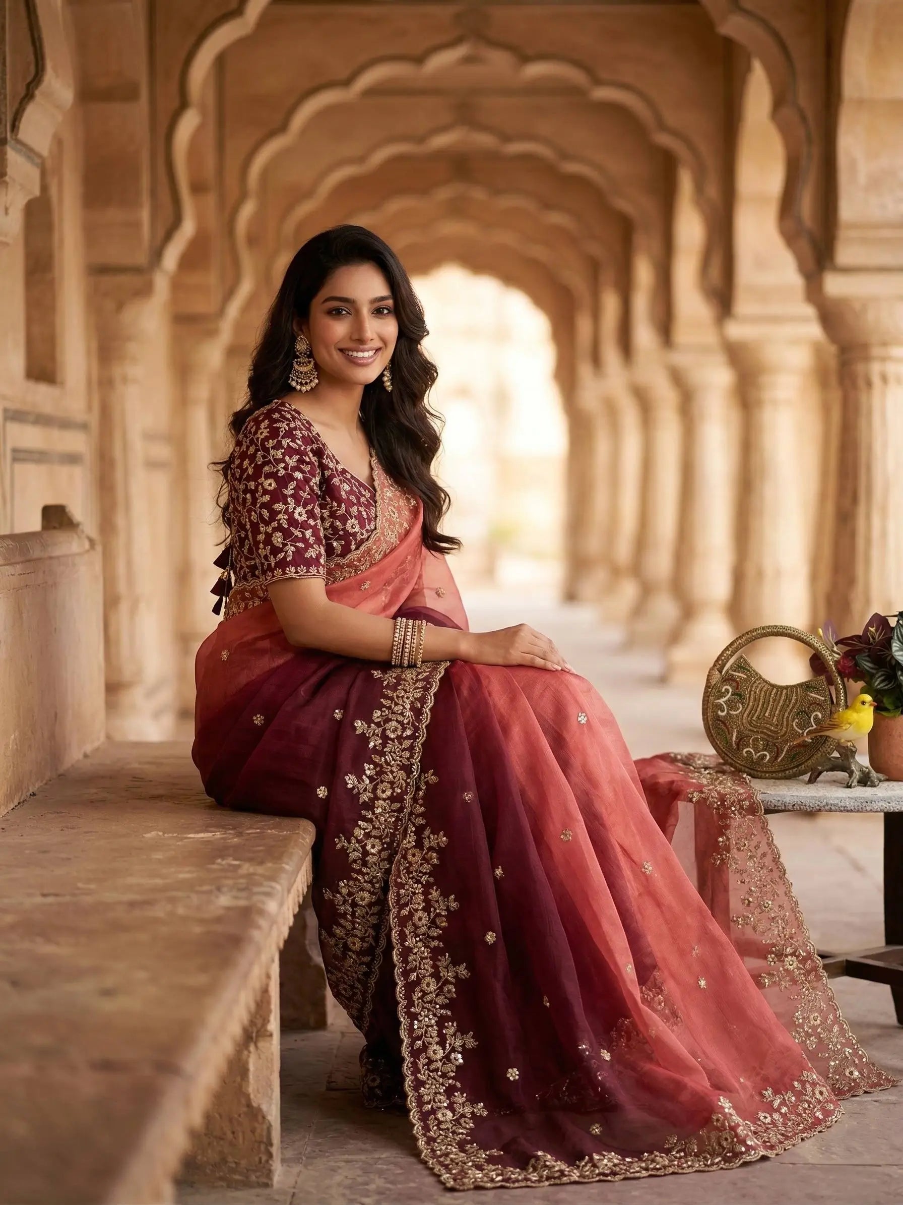 Elegant Fandy Chiffon Silk Saree for Festive and Occasion Wear