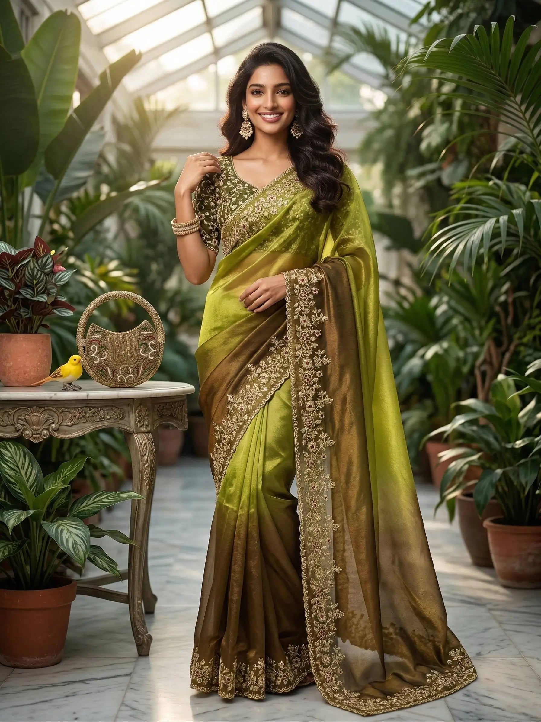 Elegant Fandy Chiffon Silk Saree for Festive and Occasion Wear