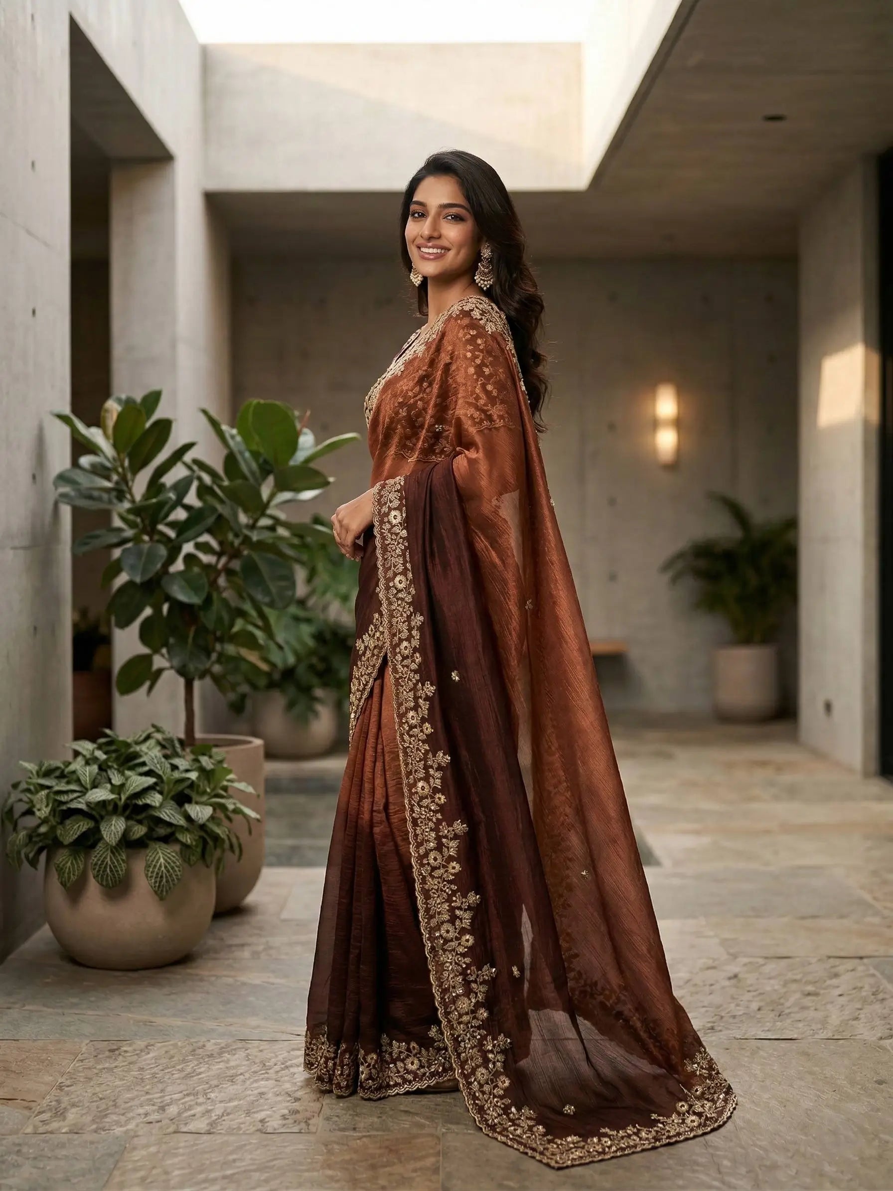 Elegant Fandy Chiffon Silk Saree for Festive and Occasion Wear