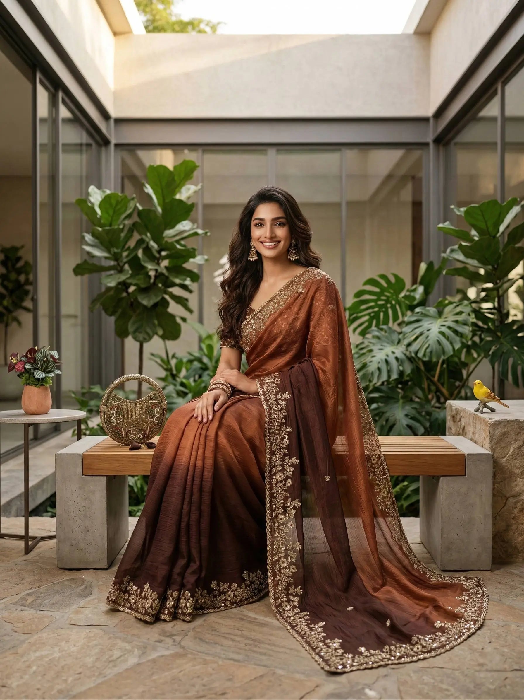Elegant Fandy Chiffon Silk Saree for Festive and Occasion Wear