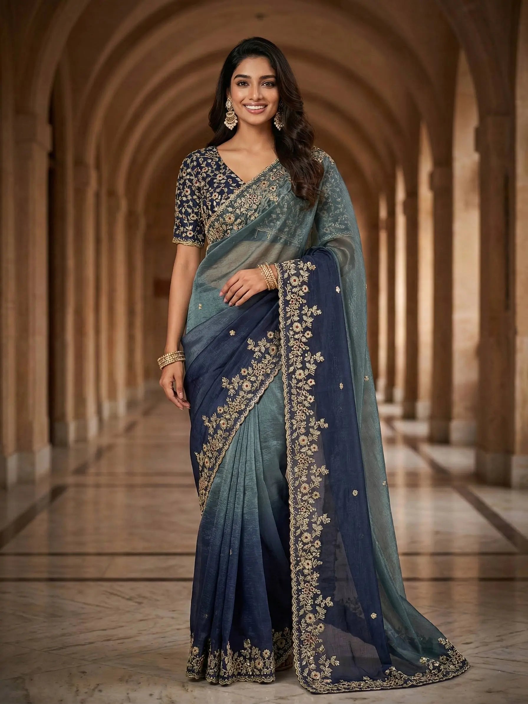 Elegant Fandy Chiffon Silk Saree for Festive and Occasion Wear
