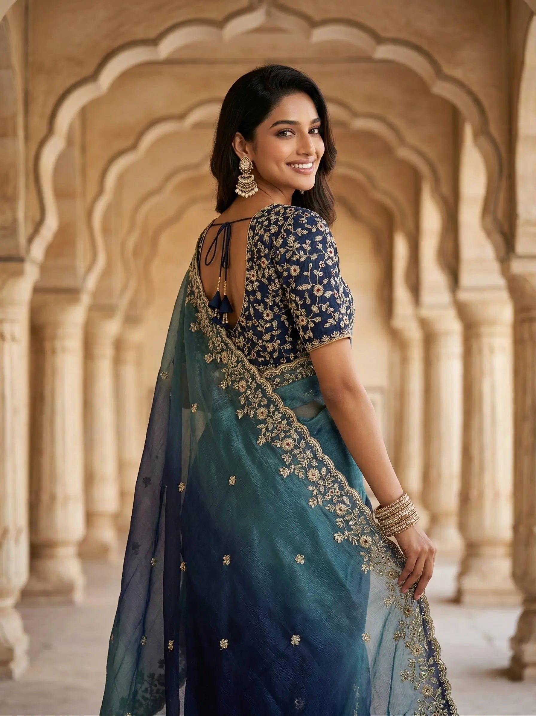 Elegant Fandy Chiffon Silk Saree for Festive and Occasion Wear
