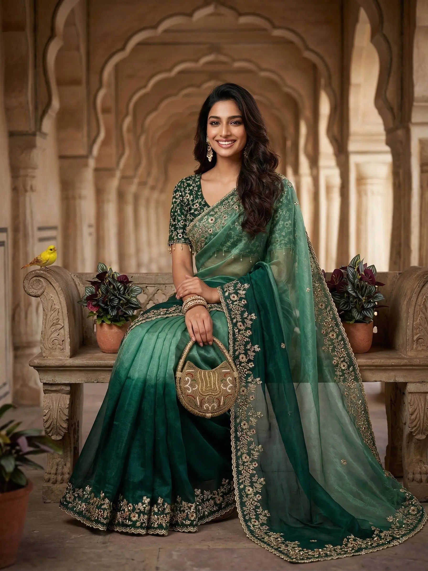 Elegant Fandy Chiffon Silk Saree for Festive and Occasion Wear