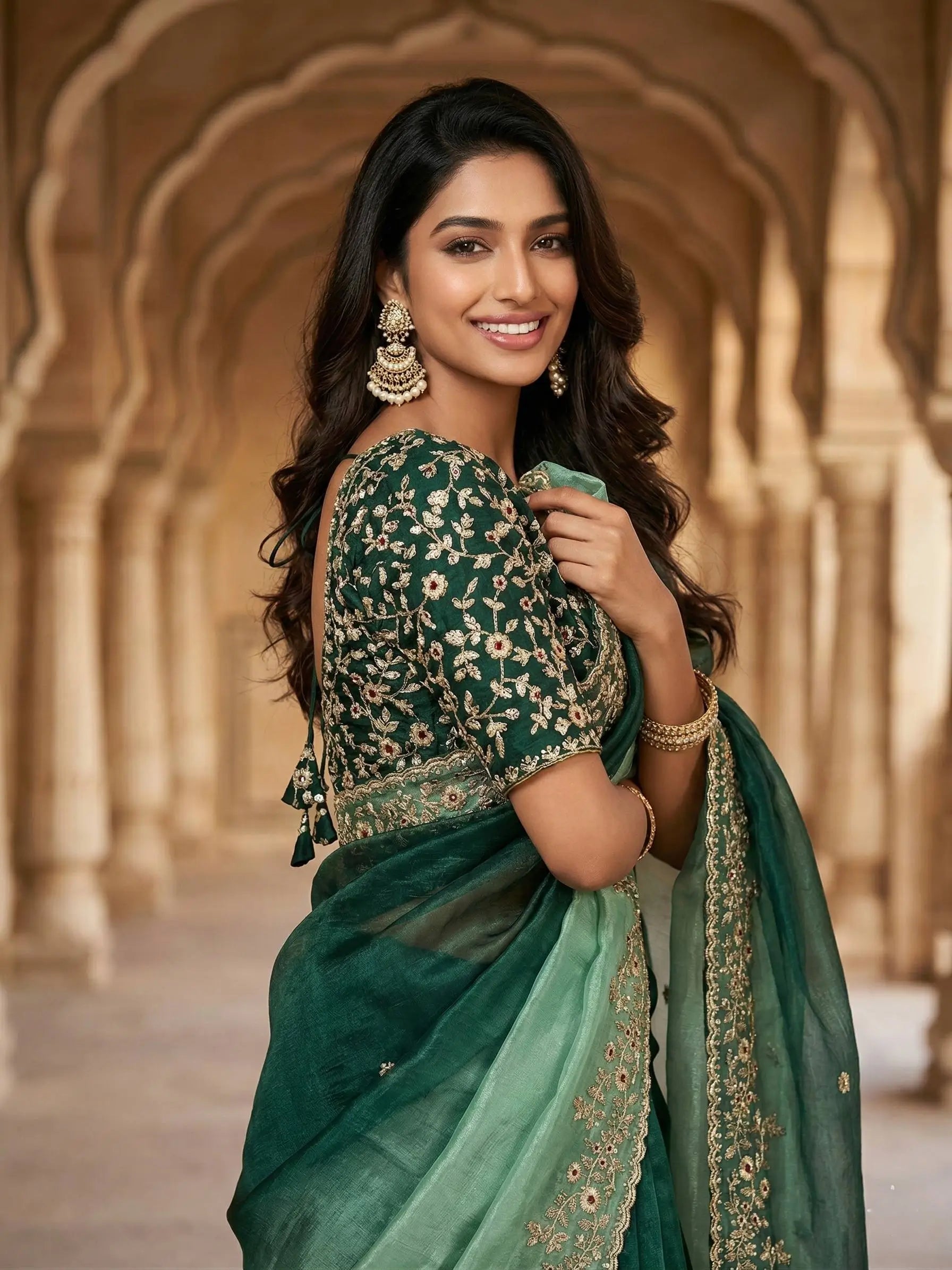 Elegant Fandy Chiffon Silk Saree for Festive and Occasion Wear