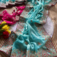 Elegant Fandy Silk Hand Embroidery Work Saree for Wedding and Festive Occasions