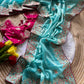 Elegant Fandy Silk Hand Embroidery Work Saree for Wedding and Festive Occasions