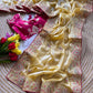 Elegant Fandy Silk Hand Embroidery Work Saree for Wedding and Festive Occasions