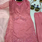Elegant Farsi Salwar Suit Set with Embroidery for Festive and Party Wear