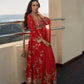 Elegant Faux Georgette Anarkali Suit for Festive, Wedding and Occasion Wear