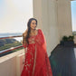 Elegant Faux Georgette Anarkali Suit for Festive, Wedding and Occasion Wear