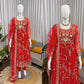 Elegant Faux Georgette Anarkali Suit for Festive, Wedding and Occasion Wear