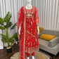 Elegant Faux Georgette Anarkali Suit for Festive, Wedding and Occasion Wear