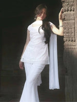 Elegant Faux Georgette Bootcut Suit Set for Festive and Party Wear