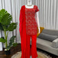 Elegant Faux Georgette Bootcut Suit Set for Festive and Party Wear