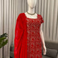 Elegant Faux Georgette Bootcut Suit Set for Festive and Party Wear